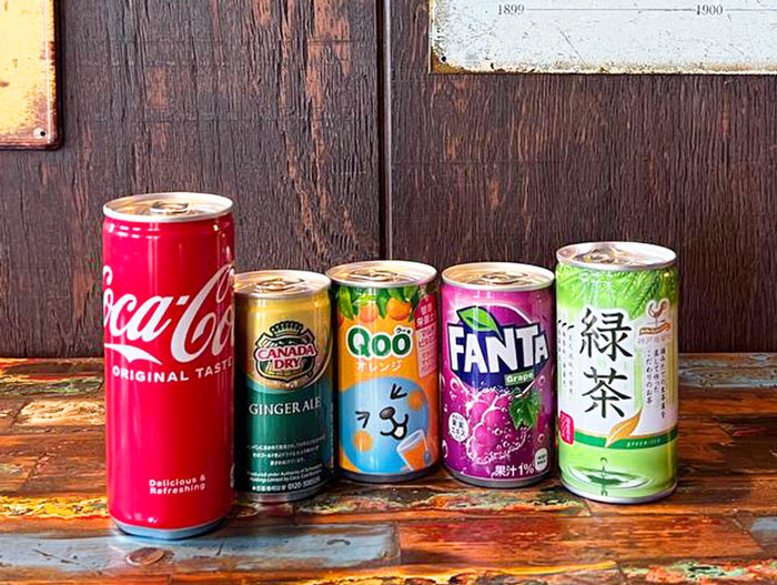 缶ジュース飲み放題