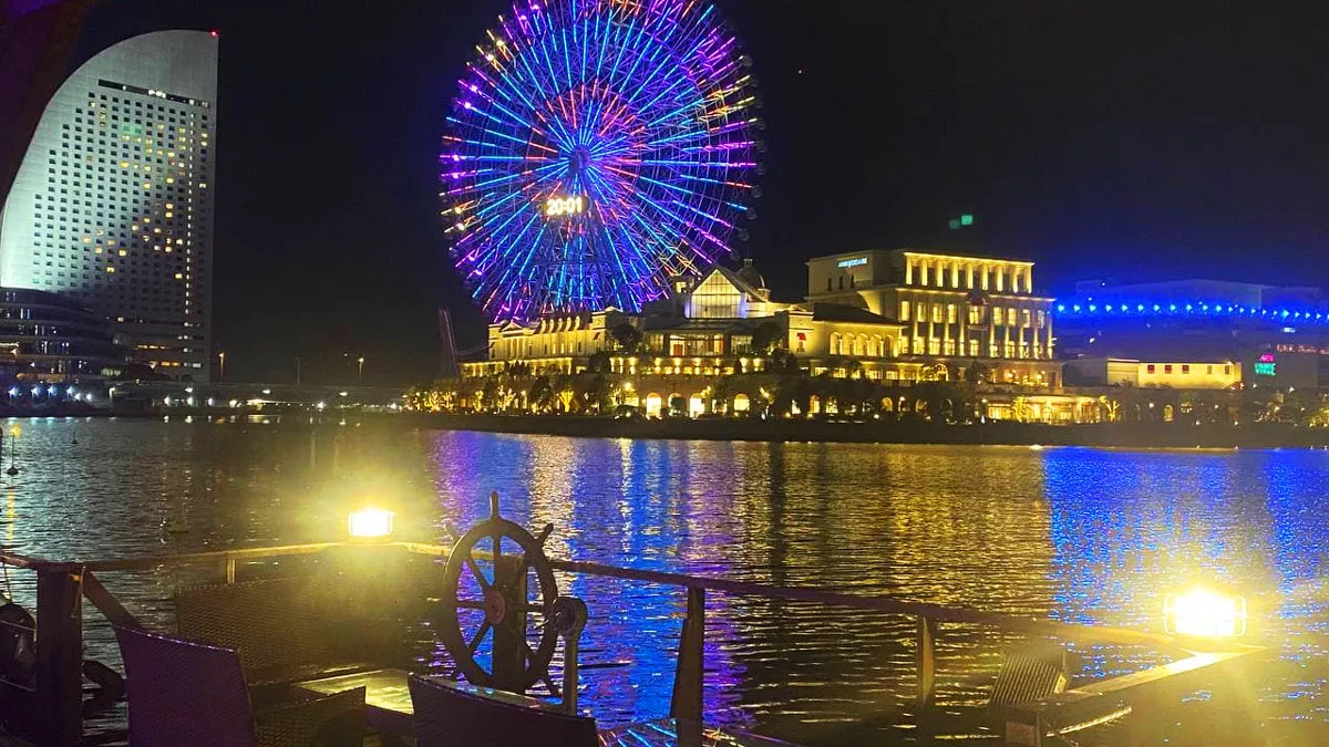 横浜みなとみらいの眺め